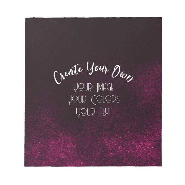 Erstellen Sie Ihre eigenen benutzerdefinierten Notizblock (Vorderseite)