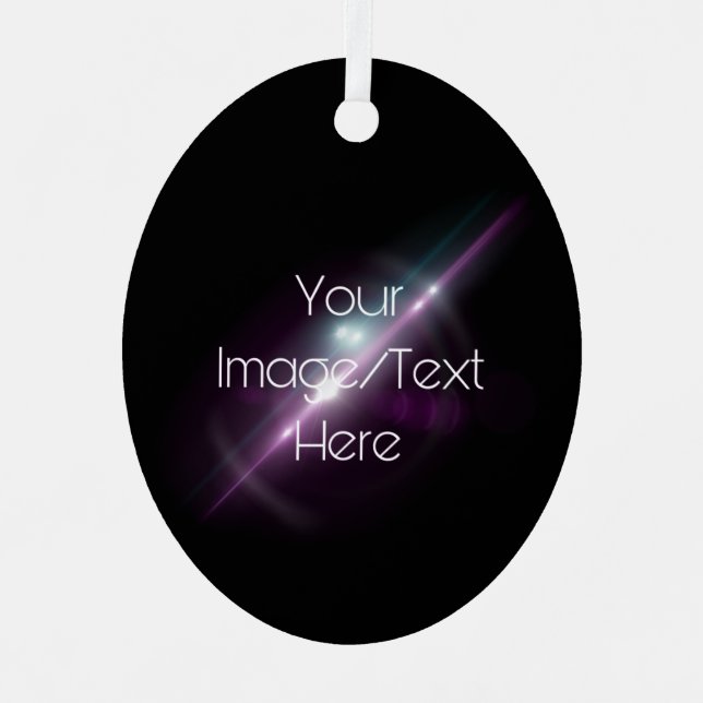 Erstellen Sie Ihre eigenen benutzerdefinierten Ornament Aus Metall (Vorderseite)