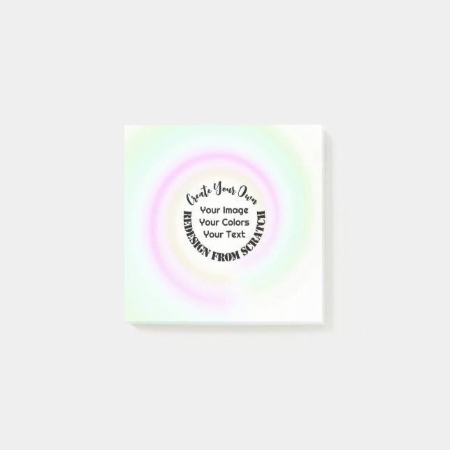 Erstellen Sie Ihre eigenen benutzerdefinierten Post-it Klebezettel (Vorderseite)