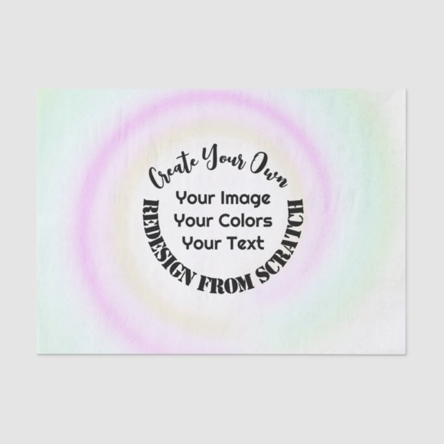 Erstellen Sie Ihre eigenen benutzerdefinierten Seidenpapier (Vorderseite)