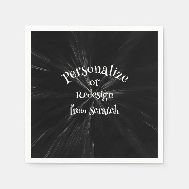 Erstellen Sie Ihre eigenen benutzerdefinierten Serviette (Vorderseite)