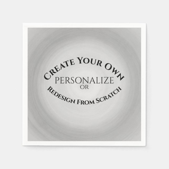 Erstellen Sie Ihre eigenen benutzerdefinierten Serviette (Vorderseite)