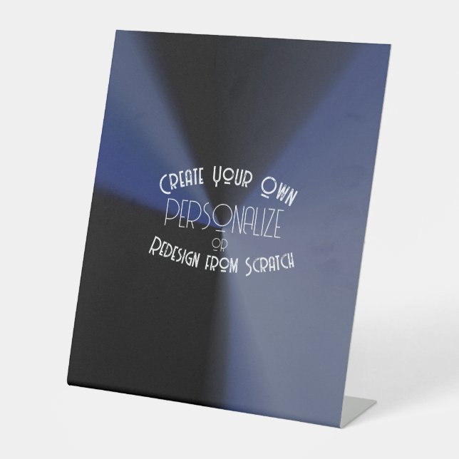 Erstellen Sie Ihre eigenen benutzerdefinierten Sockelschild (Vorderseite)