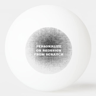 Erstellen Sie Ihre eigenen benutzerdefinierten Tischtennisball