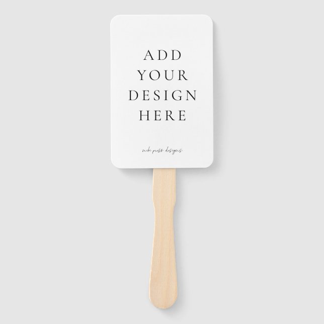 Erstellen Sie Ihre eigenen Blank-Wedding-Programm- Fächer (Vorderseite)