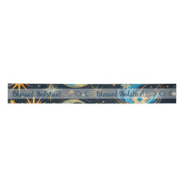 Erstellen Sie Ihre eigenen Blue & Gold Sun Moon &  Satinband