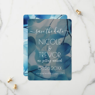 Erstellen Sie Ihre eigenen - Blue X-Ray-Blätter Save The Date