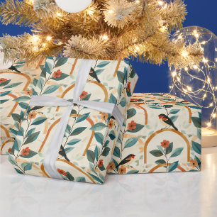 Erstellen Sie Ihre eigenen Boho-Trellis-Bögen Blum Geschenkpapier