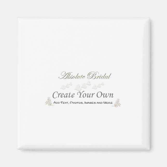 Erstellen Sie Ihre eigenen Daten speichern Sie die Magnet (Vorne)