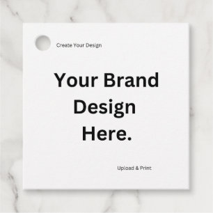 Erstellen Sie Ihre eigenen Design- und Druckfavori Geschenkanhänger