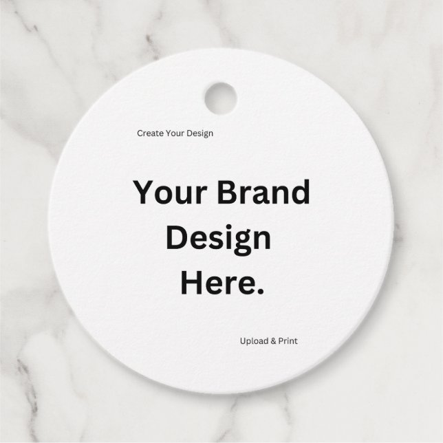 Erstellen Sie Ihre eigenen Design- und Druckfavori Geschenkanhänger (Vorderseite)
