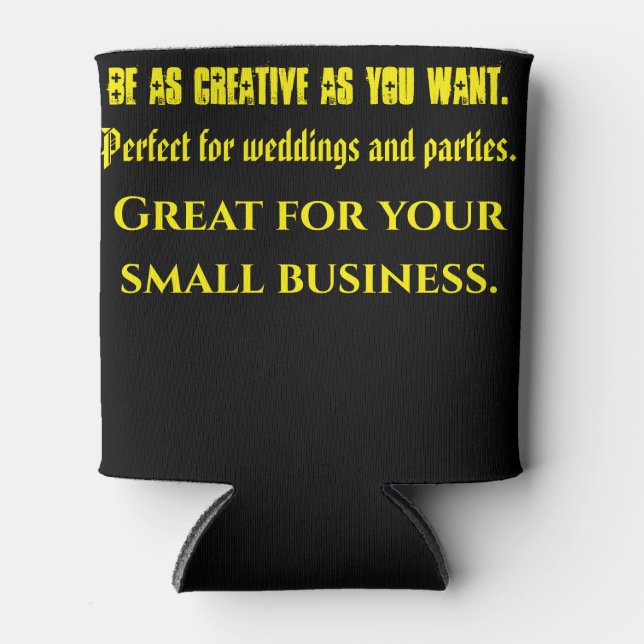 Erstellen Sie Ihre eigenen Dosenkühler (Vorderseite)