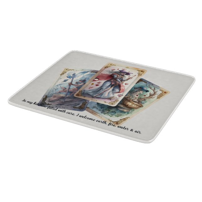Erstellen Sie Ihre eigenen drei Tarot-Karten Schneidebrett (Ecke)