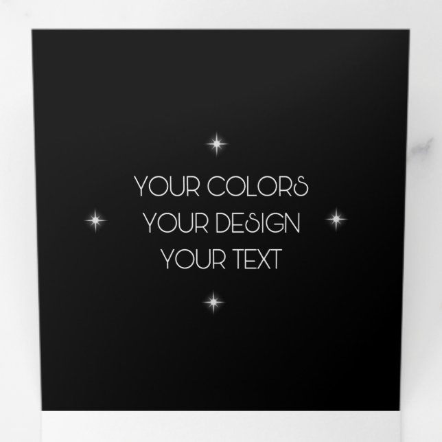 Erstellen Sie Ihre eigenen Dreifach-gefaltete Programmkarte (Innen Erste Seite)