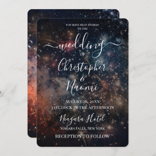 Erstellen Sie Ihre eigenen dunklen, farbenfrohen F Einladung