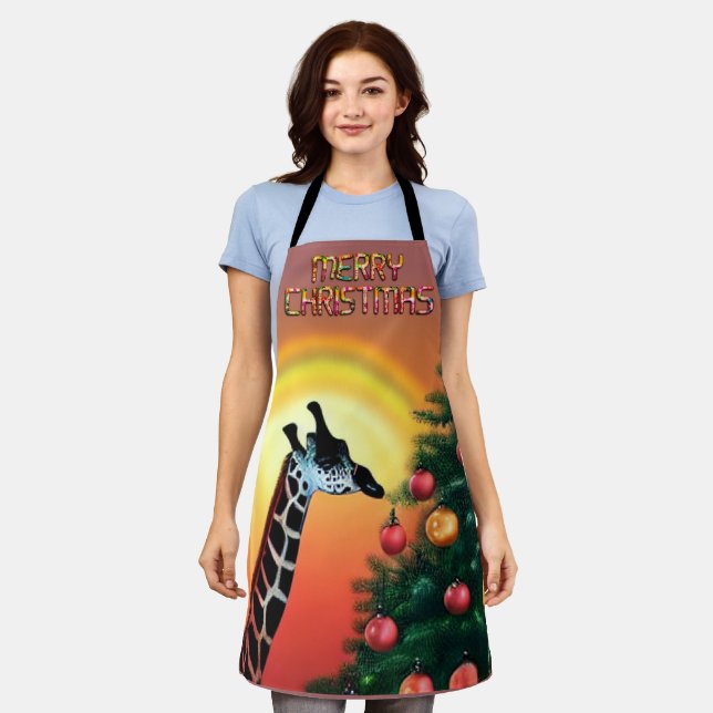 Erstellen Sie Ihre eigenen Edgy First Christmas Ou Schürze (Getragen)