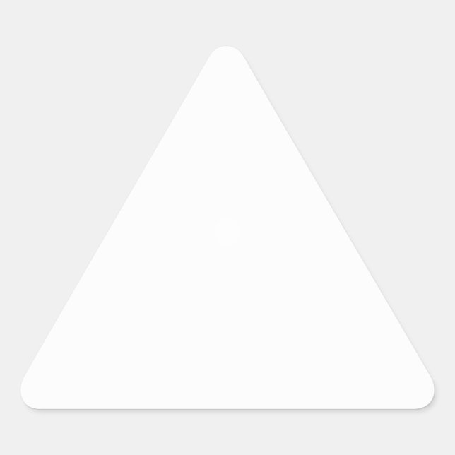 Erstellen Sie Ihre eigenen, eigenen, benutzerdefin Dreieckiger Aufkleber (Vorderseite)