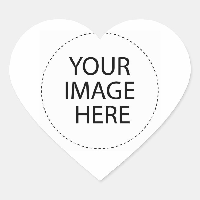 Erstellen Sie Ihre eigenen, eigenen Geschenke Herz-Aufkleber (Vorderseite)