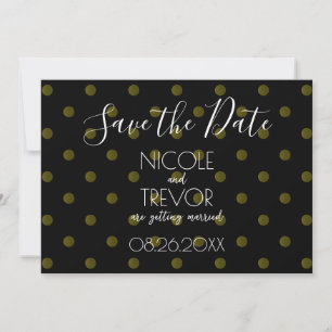 Erstellen Sie Ihre eigenen - Einfache Retro-Punkte Save The Date