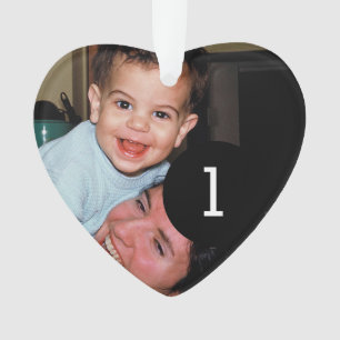 Erstellen Sie Ihre eigenen einfachen 2 Bilder Herz Ornament