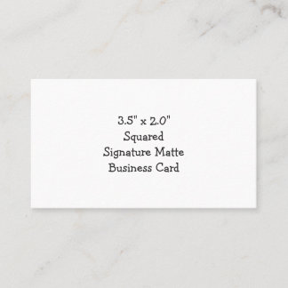Erstellen Sie Ihre eigenen einfachen 3,5" x 2,0" m Visitenkarte