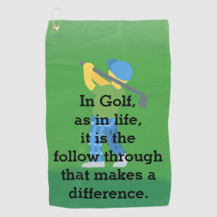 Erstellen Sie Ihre eigenen einzigartigen Golfhandt Golfhandtuch