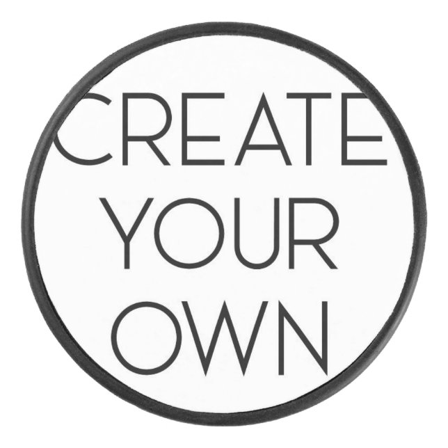 Erstellen Sie Ihre eigenen Eishockey Puck (Vorderseite)