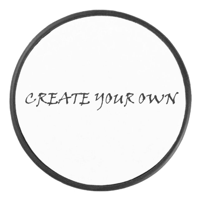 Erstellen Sie Ihre eigenen Eishockey Puck (Vorderseite)