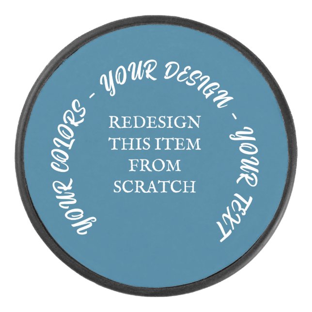 Erstellen Sie Ihre eigenen Eishockey Puck (Vorderseite)