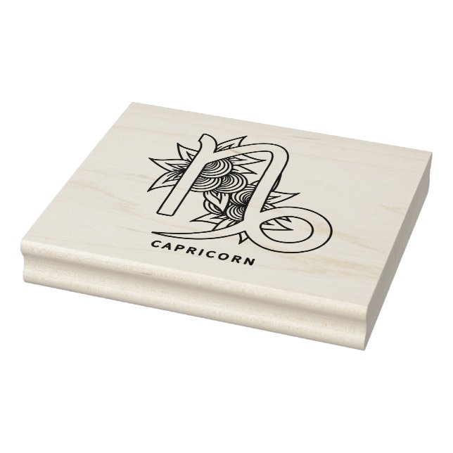 Erstellen Sie Ihre eigenen eleganten Capricorn Zod Gummistempel (Stempel)