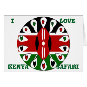 Erstellen Sie Ihre eigenen, farbenfrohen Kenya-Her