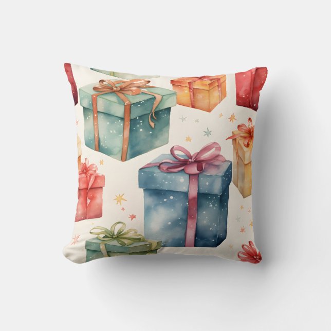 Erstellen Sie Ihre eigenen farbenfrohen Weihnachts Kissen (Vorderseite)