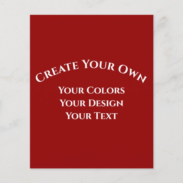 Erstellen Sie Ihre eigenen Flyer (Vorne)