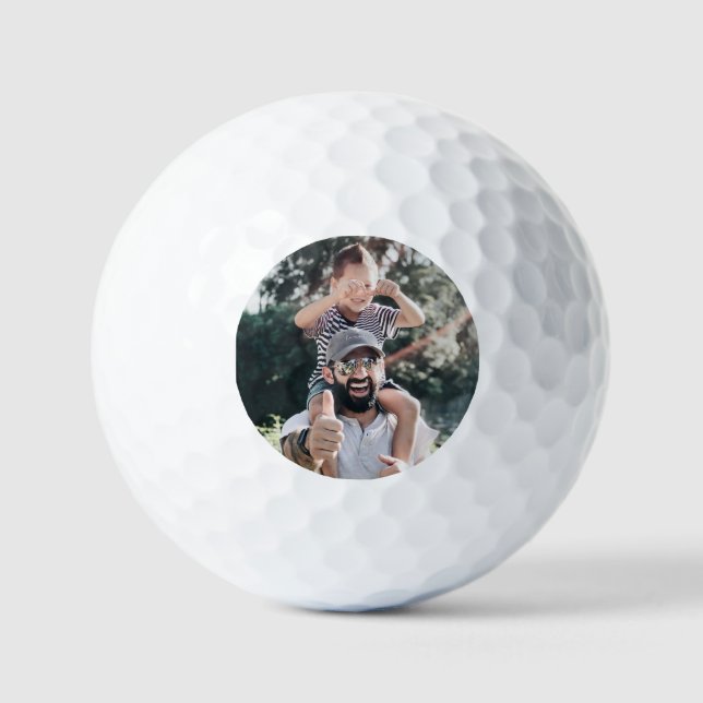 Erstellen Sie Ihre eigenen Foto-Golfbälle für den  Golfball (Vorderseite)