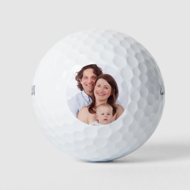 Erstellen Sie Ihre eigenen Foto-Golfbälle Golfball (Vorderseite)