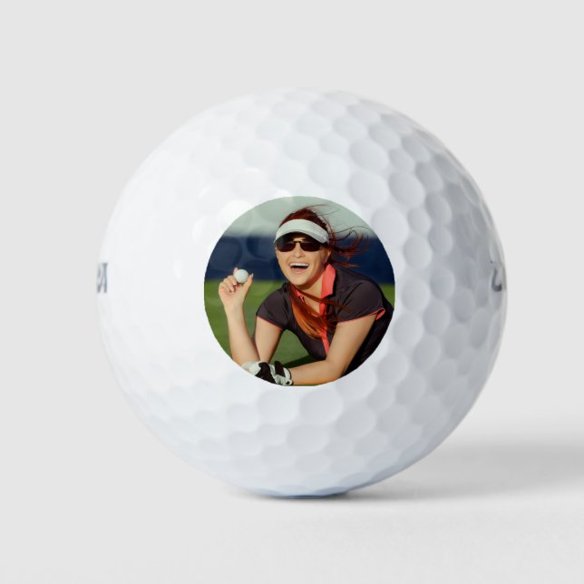 Erstellen Sie Ihre eigenen Foto-Golfbälle Golfball (Vorderseite)