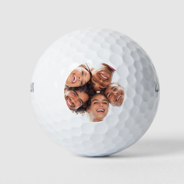 Erstellen Sie Ihre eigenen Foto-Golfbälle Golfball (Vorderseite)