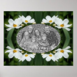 Erstellen Sie Ihre eigenen Foto Kosmos-Blume und B Poster