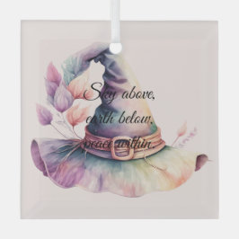 Erstellen Sie Ihre eigenen Frilly-Regenbogen-Hexen Ornament Aus Glas