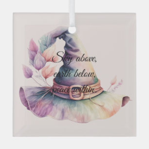 Erstellen Sie Ihre eigenen Frilly-Regenbogen-Hexen Ornament Aus Glas