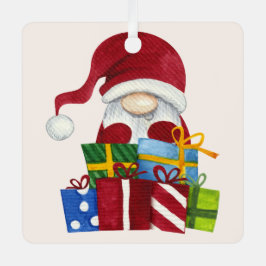 Erstellen Sie Ihre eigenen frohen Weihnachts-Gnome Ornament Aus Metall