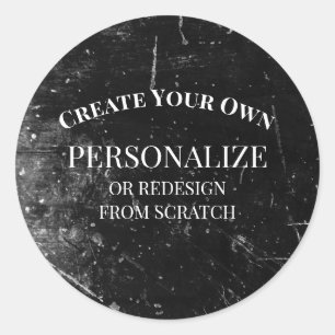 Erstellen Sie Ihre eigenen ganz individuell Runder Aufkleber