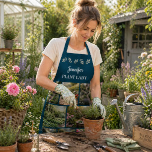 Erstellen Sie Ihre eigenen Gartenfotos Pflanzendam Schürze