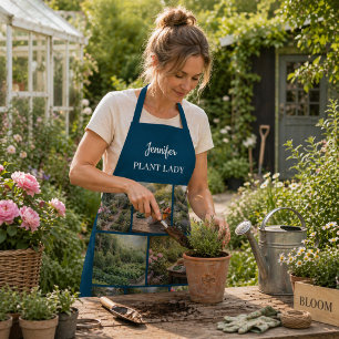 Erstellen Sie Ihre eigenen Gartenfotos Pflanzenlad Schürze