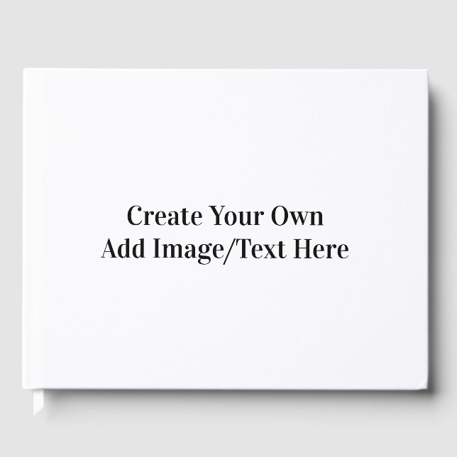 Erstellen Sie Ihre eigenen Gästebuch (Vorderseite)