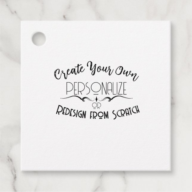 Erstellen Sie Ihre eigenen Geschenkanhänger (Vorderseite)