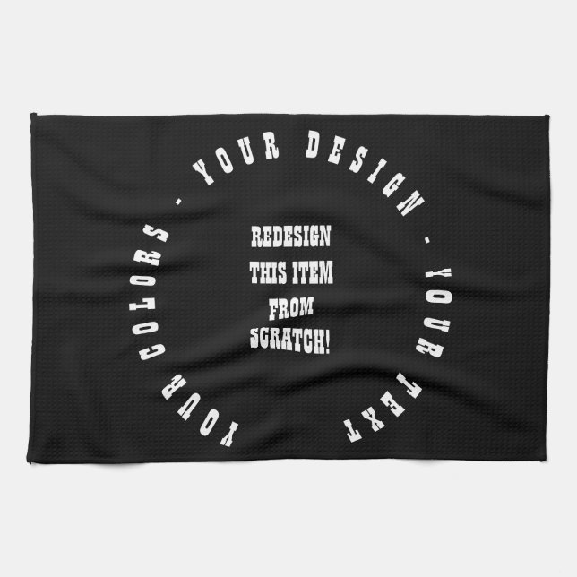 Erstellen Sie Ihre eigenen Geschirrtuch (Horizontal)