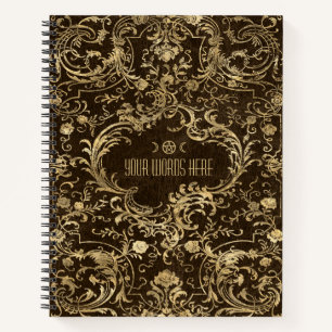 Erstellen Sie Ihre eigenen goldenen Flourishes Bro Notizbuch