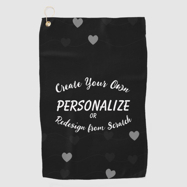 Erstellen Sie Ihre eigenen Golfhandtuch (Vorderseite)