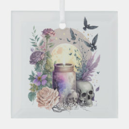 Erstellen Sie Ihre eigenen gotischen Rose Ornament Aus Glas